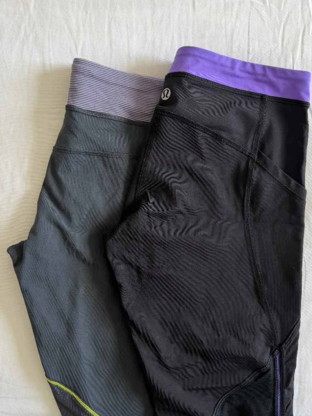 Lulu black crop legging bundle (sz 6) - Picture 9 of 9